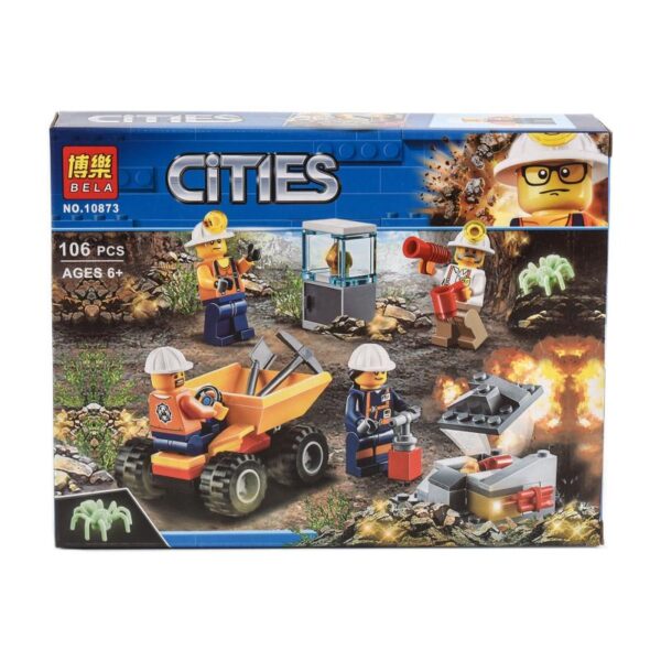 Конструктор "Cities. Стройка" (10873) 106 деталей в коробке 1