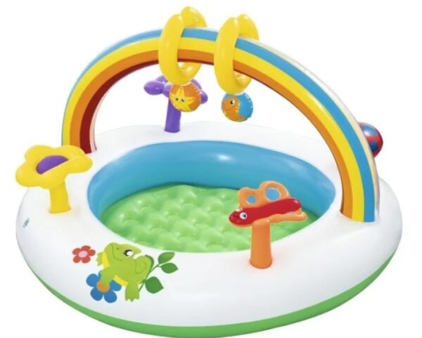 Игровой центр с надувным бассейном "Bestway Rainbow Go & Grow" в коробке (Арт. 52239) 1