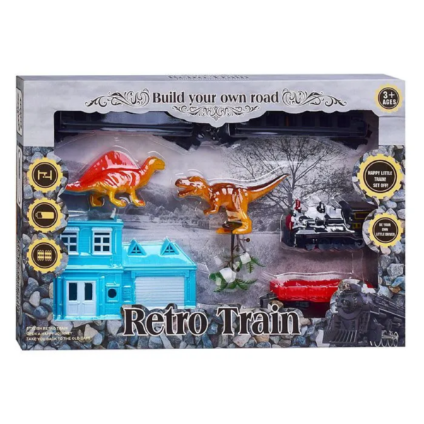 Железная дорога "Retro Train" (HD337-8) в коробке