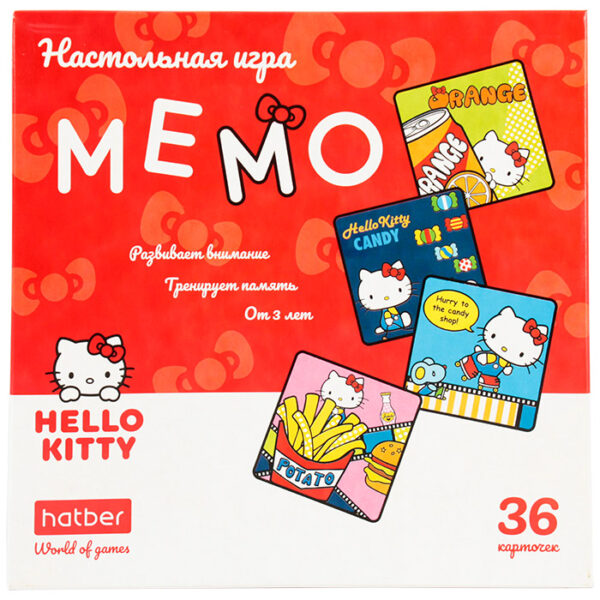 Настольная  МЕМО "Hello Kitty" (арт.36ИнМ_23152) 1