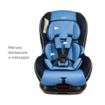 Удерживающее устройство для детей SIGER "Наутилус ISOFIX", (0-18 кг) цвет - голубой. 2