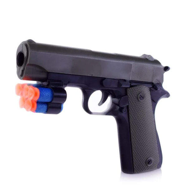 Пистолет с мягкими полимерными пулями, в пакете (977 07)