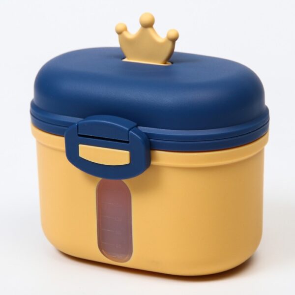 Контейнер для хранения детского питания «Корона», 240 гр., цвет желтый 1
