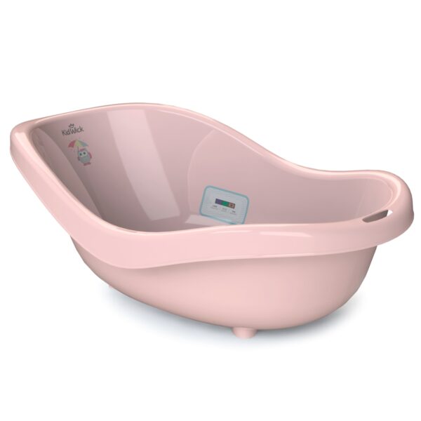 Ванночка для купания "Kidwick МП Дони с термометром", цвет - розовый/т.розовый