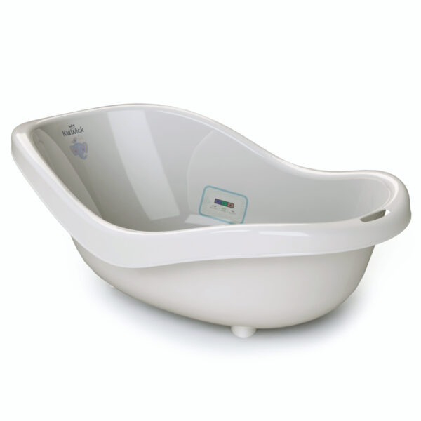 Ванночка для купания "Kidwick МП Дони с термометром" цвет - серый/т.серый