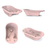 Ванночка для купания "Kidwick МП Лайнер с термометром", цвет - розовый/т.розовый 1