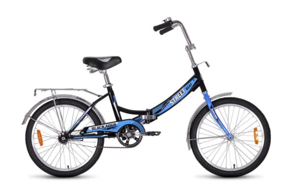 Велосипед Black Aqua Street Beat, цвет черный-синий (арт. YF-701CTR)