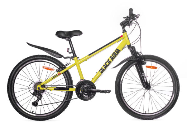 Велосипед Black Aqua Cross 1451 V 24", цвет - лимонный, (арт. GL-204V)