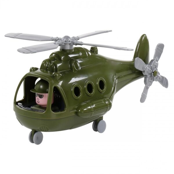 Вертолёт военный "Альфа", размер - 29,5 см.