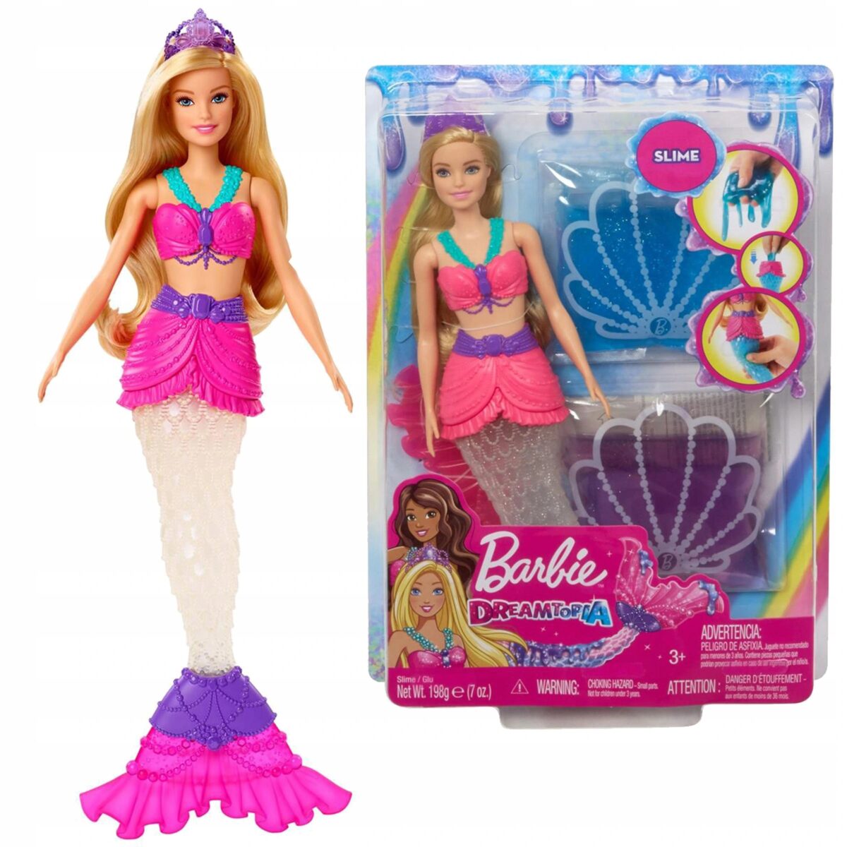 Barbie DREAMTOPIA Русалка Слайм ОРИГИНАЛ 1