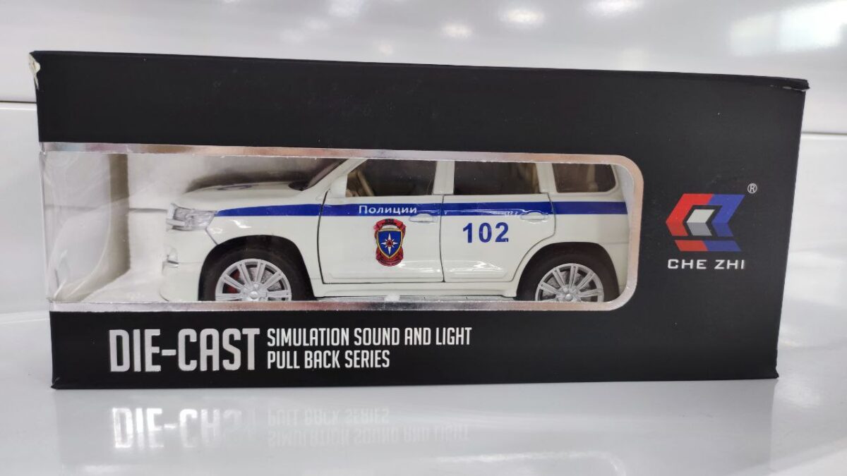 Машинка Die-cast "Toyota Land Cruiser Prado ДПС" (Арт. CZ123J) 1