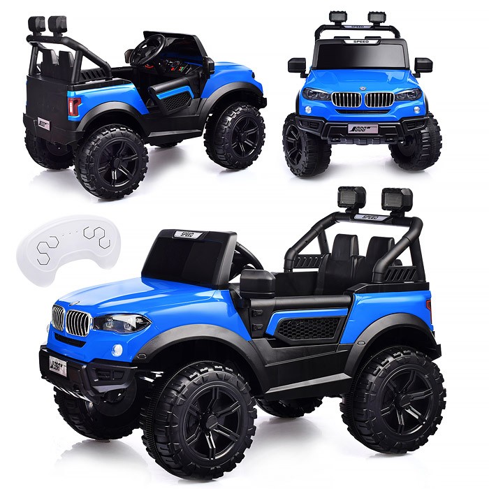 Электромобиль "Профи" на аккумуляторе, с р/у управлением, (синий) 1 Электромобиль "Профи" на аккумуляторе, с р/у управлением, (синий) 1