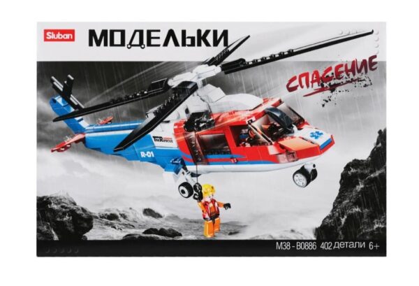 Конструктор "Спасательный вертолет" (арт. 38-0886)