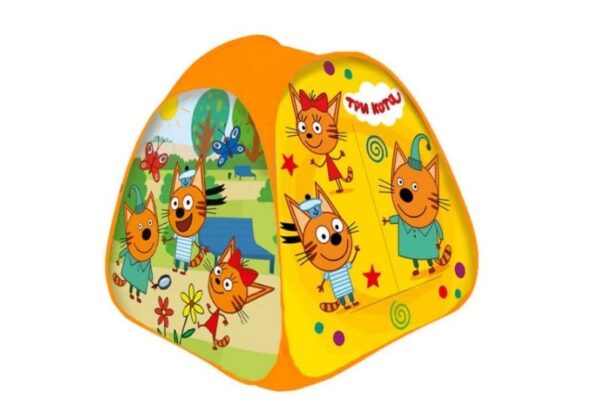 Палатка детская игровая "Три Кота" в сумке (арт. GFA-3CATS01-R)