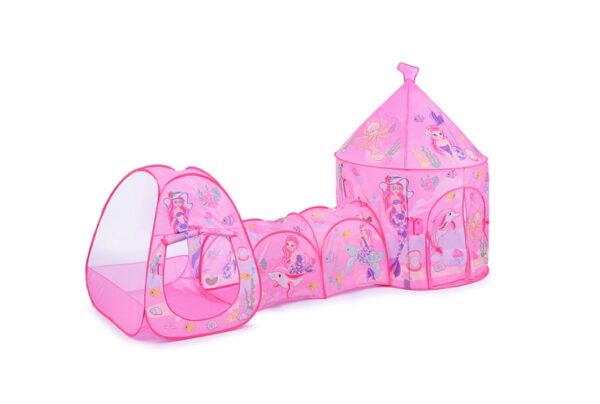 Палатка "Приключения русалки", розовая в сумке (арт. 9075)