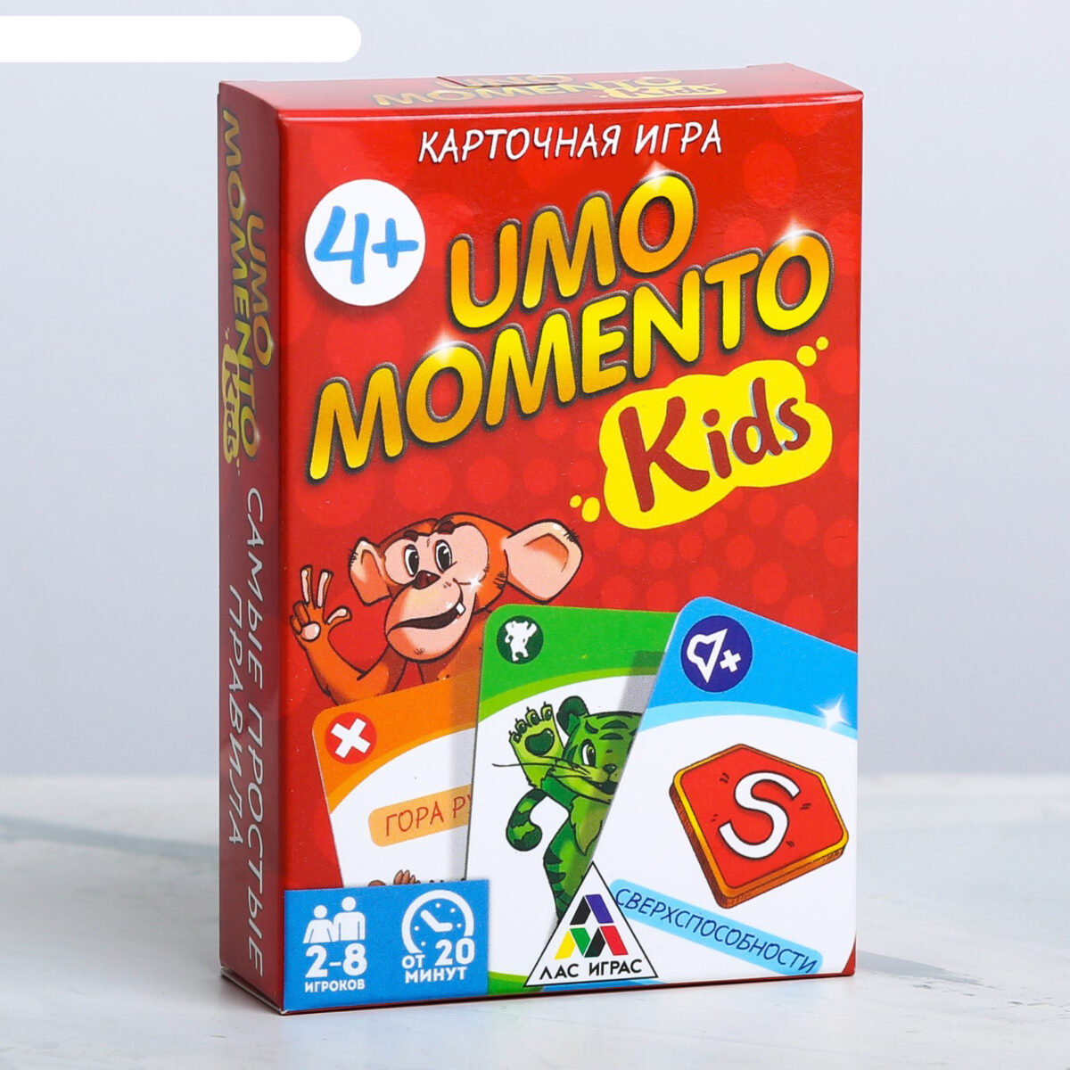 Карточная игра "UMO momento. Kids" в коробке. 1