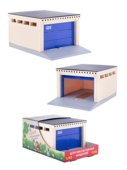 Гараж для моделек с подъёмными воротами "Auto" (С-192-Ф) 2