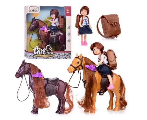 Набор кукла с лошадкой "Туристы"