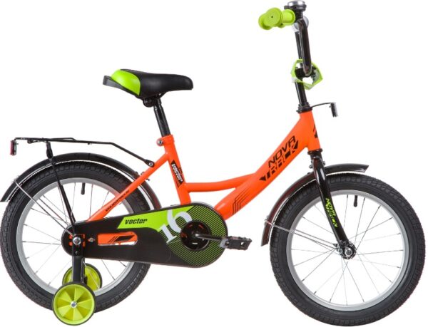 Велосипед Novatrack 16" Vector, цвет оранжевый
