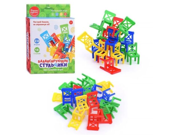Настольная игра "Балансирующие стульчики"