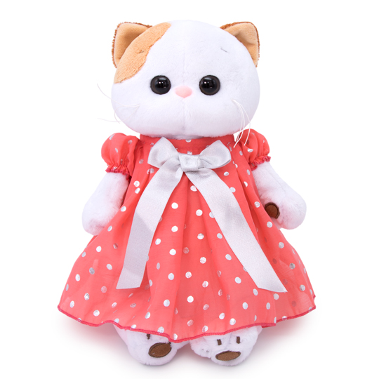 Кошечка Ли-Ли BABY в платье в горошек (размер - 27 см) в коробке. 1
