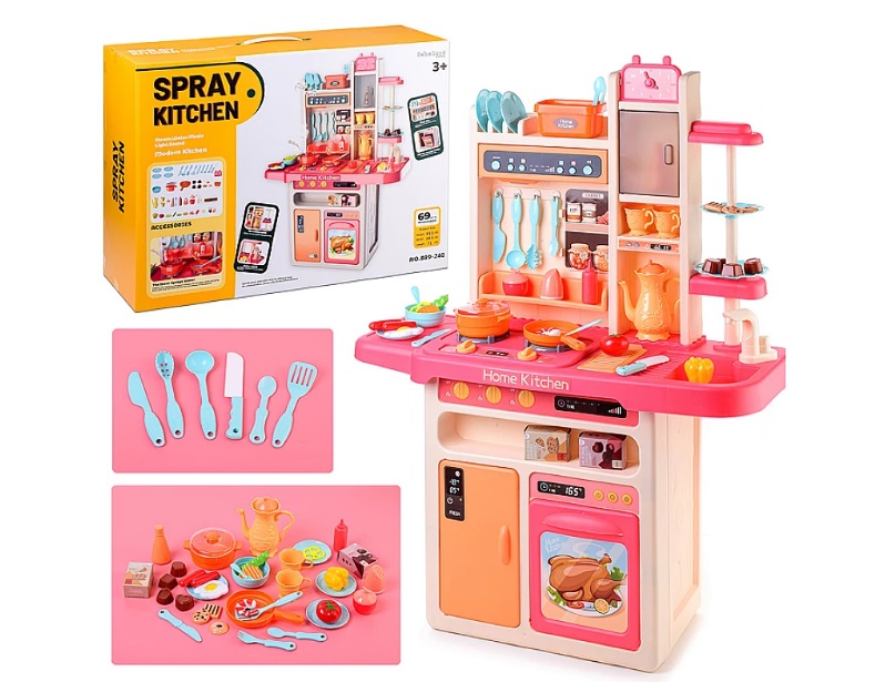 Игровой набор кухня "Гурман" (свет, звук) 69 предметов, в коробке 1 Игровой набор кухня "Гурман" (свет, звук) 69 предметов, в коробке 1