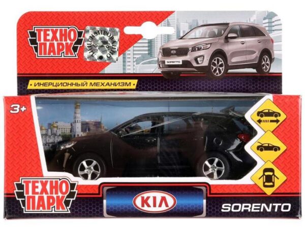 Машина инерционная металлическая "Kia Sorento Prime" в коробке в ассортименте.