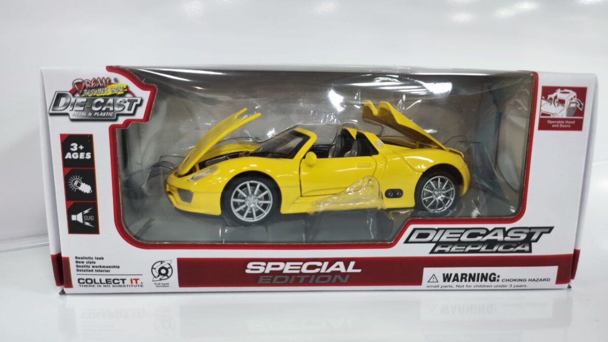 Машинка Die-cast "Porsche 918 Spyder" (Арт. 607) 2