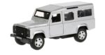 Металлическая модель "Land Rover Defender" серебристого цвета от «Технопарк» (арт. DEFENDER-SL) 1