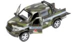 Машинка "UAZ Pickup Военный" ТМ "Технопарк" (арт. PICKUP-MIL) 1