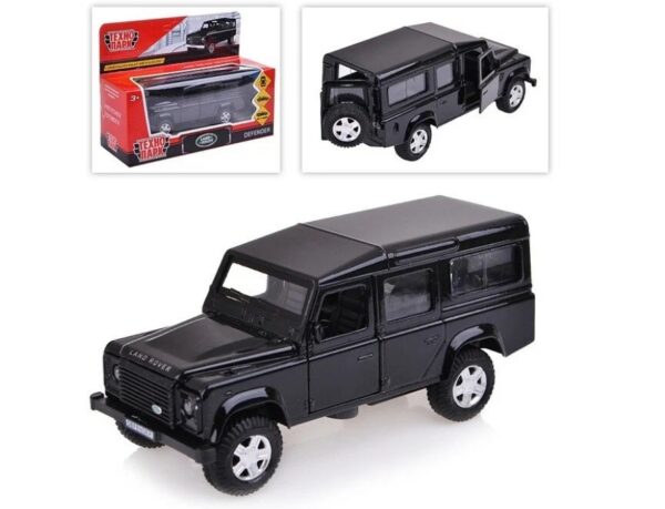 Металлическая машина "LAND ROVER DEFENDER" ТМ «Технопарк», цвет черный 1