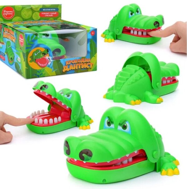 Настольная игра "Крокодил дантист" в коробке (арт. UT0029)