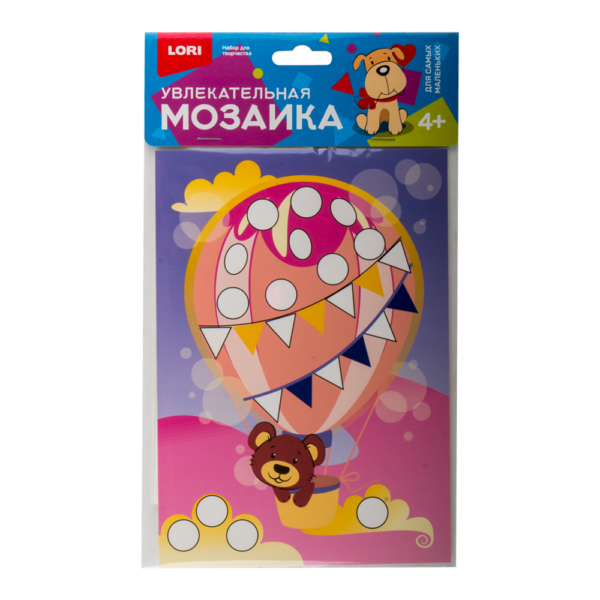 Увлекательная мозаика (набор малый) "Мишка на шаре" (арт. Км-005)