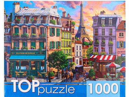 Пазлы "Старый Париж" (1000 элементов) в коробке