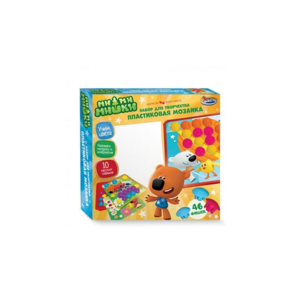 Большая пластиковая мозаика для малышей «Ми-ми-мишки» ТМ «Играем вместе»