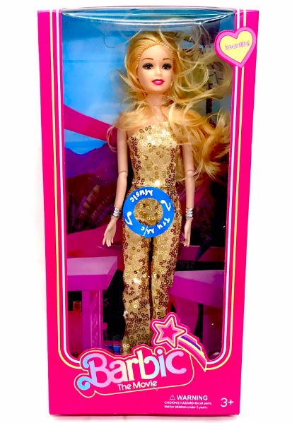 Кукла Barbie The Movie "Барби в золотом костюме" (Арт. DYBB-9)