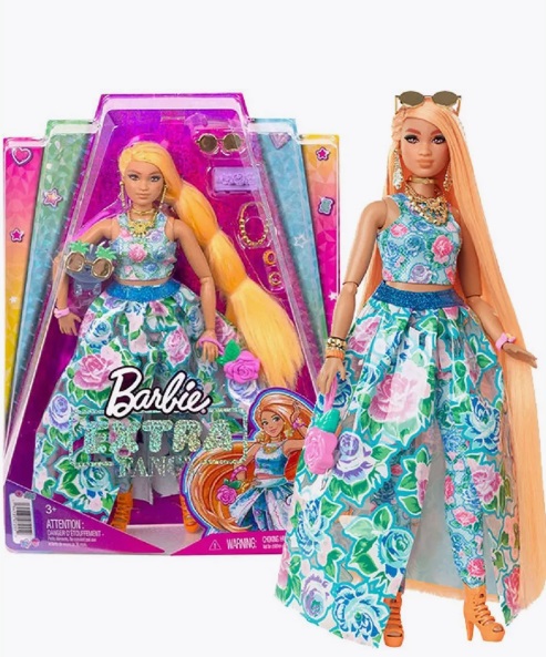 Barbie Extra Fancy в цветочном костюме Оригинал