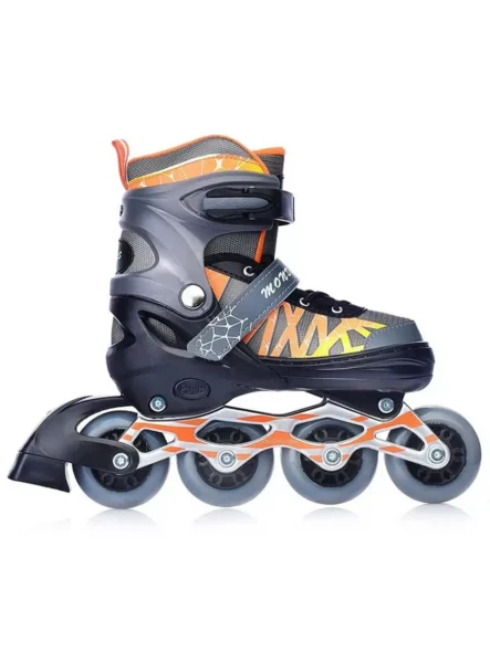 Ролики детские размер L, черно-желтые (арт. U011000Y) 2