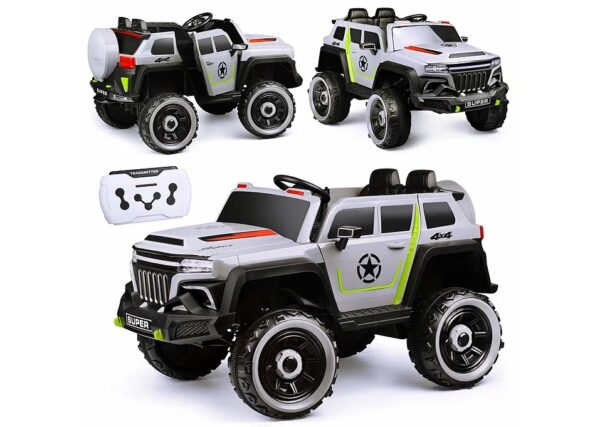 Электромобиль 12V7A с полным приводом, цвет серый (арт. U023430Y) 1