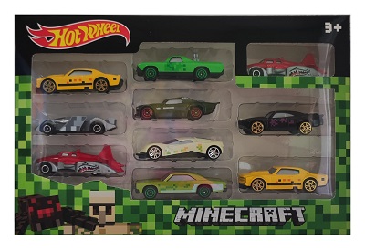 Набор "Hot Wheels 10в1 Minecraft" (Арт. 324-208)