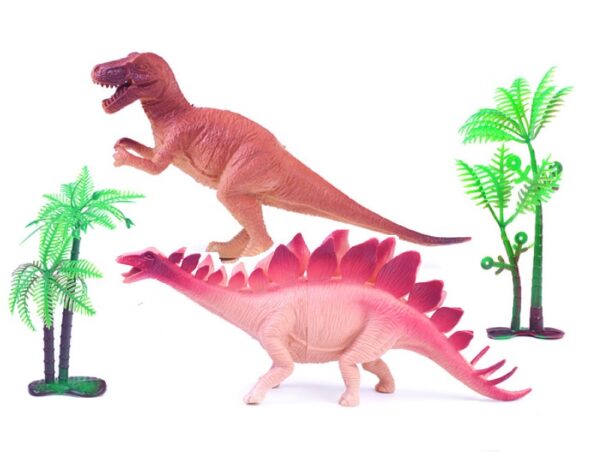 Набор животных "Динозавры: Стегозавр и Монолопхозавр" в пакете (арт. 777-12) 1