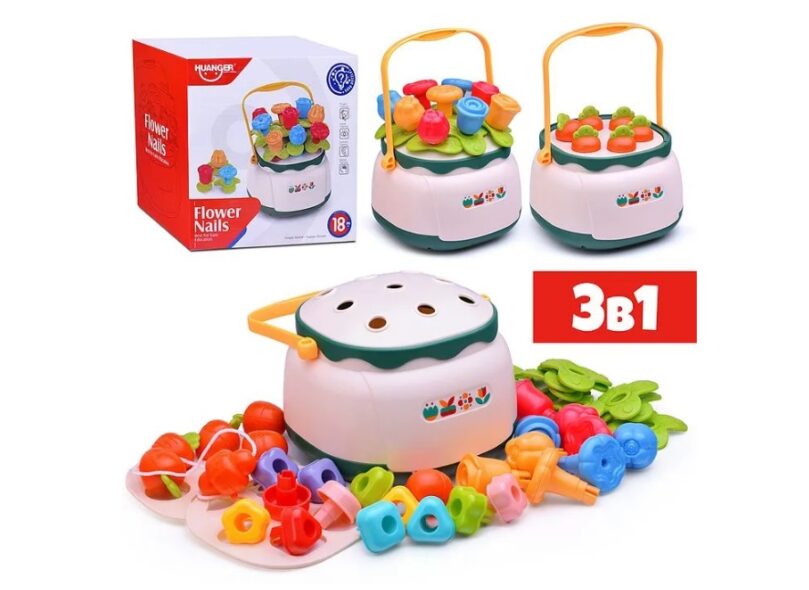 Развивающая игрушка "Сортер-цветочки" (арт. HE8078) 1