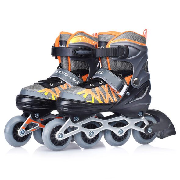 Ролики детские размер L, черно-желтые (арт. U011000Y) 1