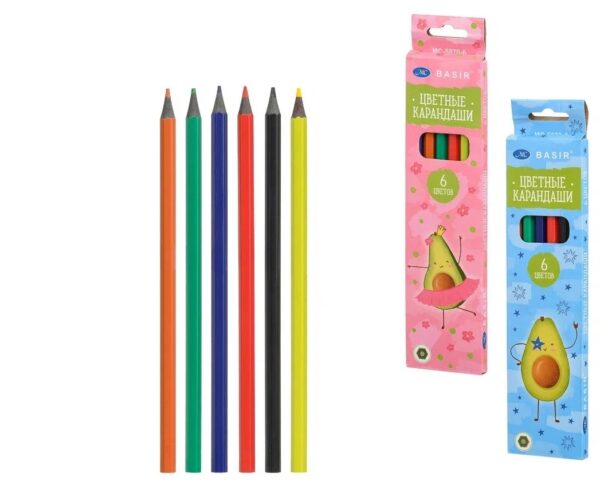 Набор цветных карандашей "Авокадо" (арт. МС-5870-6) 1