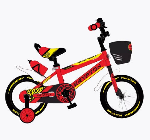 Велосипед 14" Krypton Super, цвет красный жёлтый (арт. KS01RY14) 1