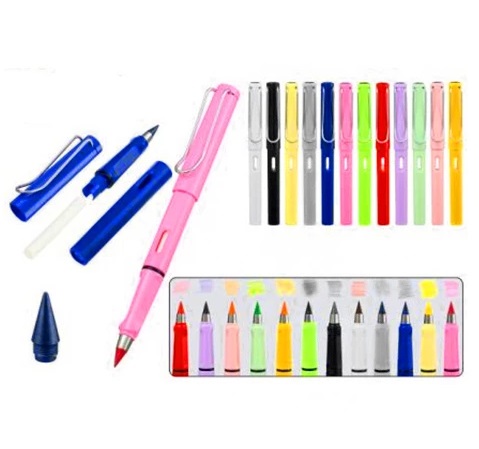 Набор цветных вечных карандашей с ластиком (арт. МС-7092-12) 1