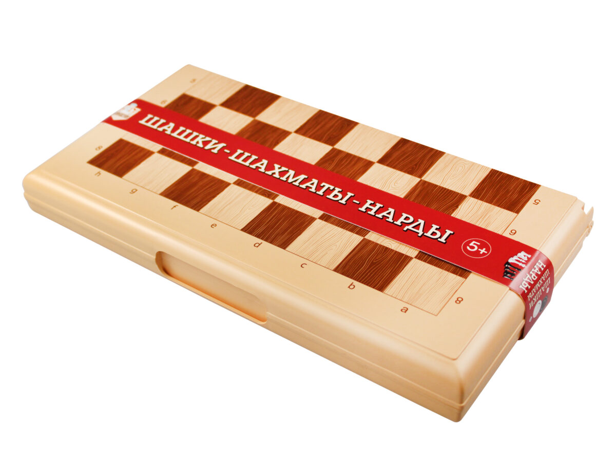 Игра настольная "Шашки-Шахматы-Нарды" (Арт. 03893) 1