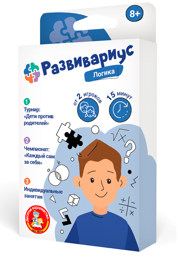 Игра настольная "Развивариус. Логика" (Арт. 04941)