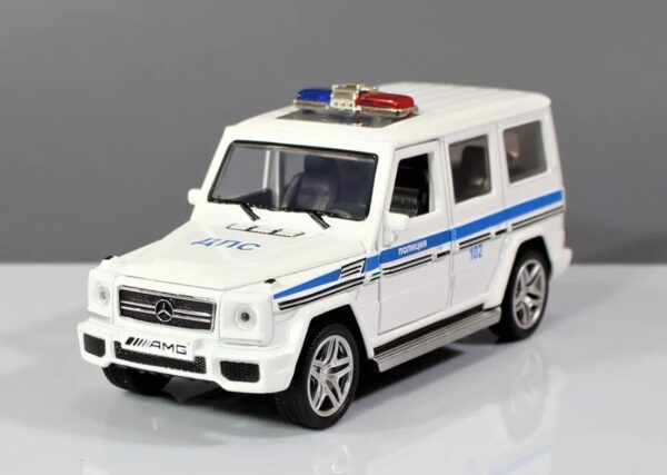 Машинка Die-cast "Mercedes Gelendwagen Полиция" (Арт. 3201G)