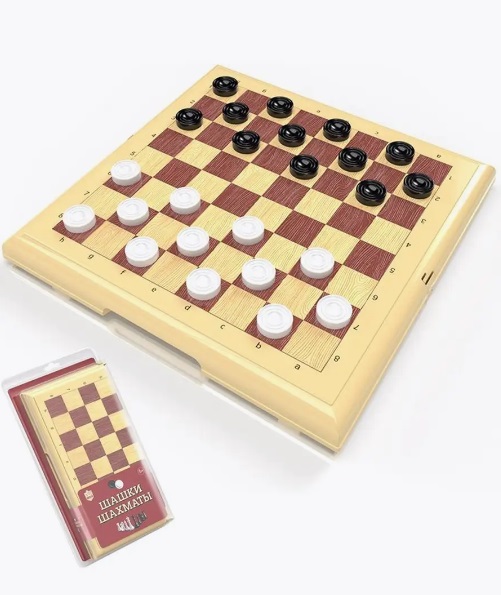 Игра настольная "Шашки-Шахматы" (Арт. 03888) 1